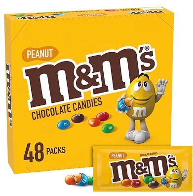 2531 M&M'S Peanut Milk Chocolate 1.74oz(48)