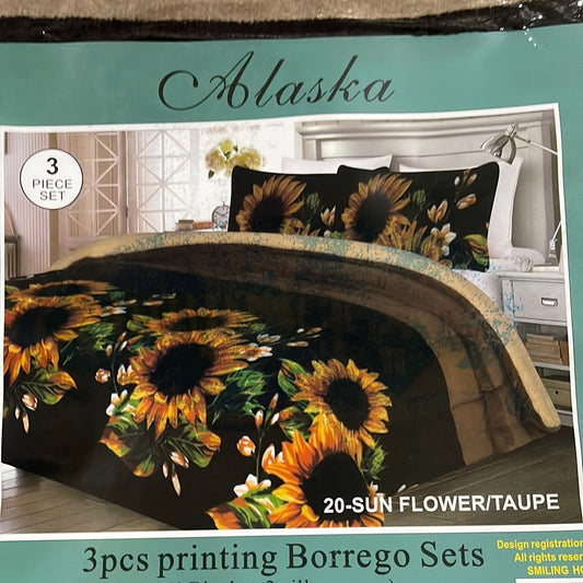 Alaska (3pcs Borrego King Sun Flower Taupe) (7sets/box)