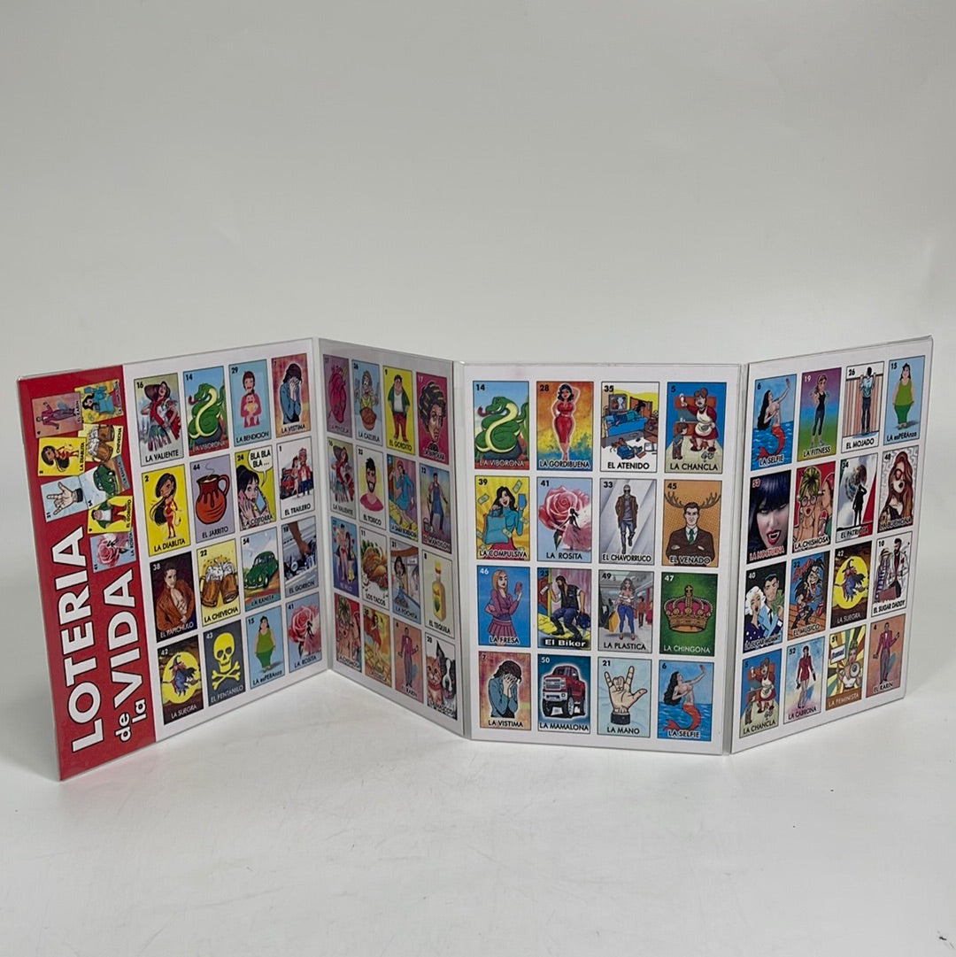 Loteria de la Vida Carta con 4 (12pcs)