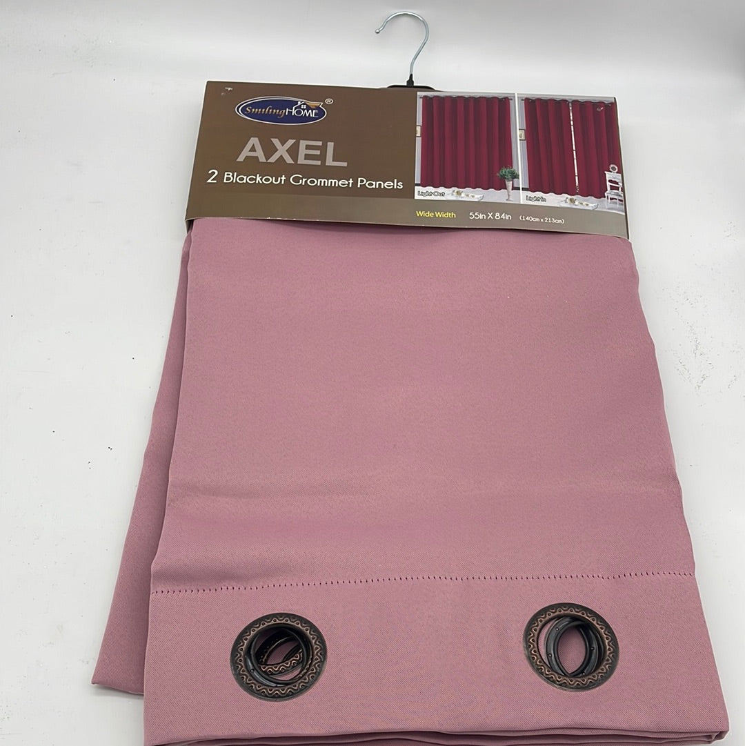 AXEL 2 BLACKOUT GROMMET PANELS - (84") (12sets)