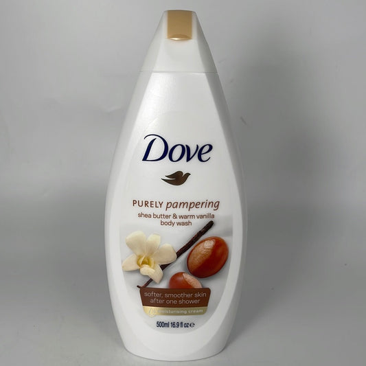 64325 DOVE BODY WASH SHEA BUTTER W/WARM VANILLA 500 ML (12)