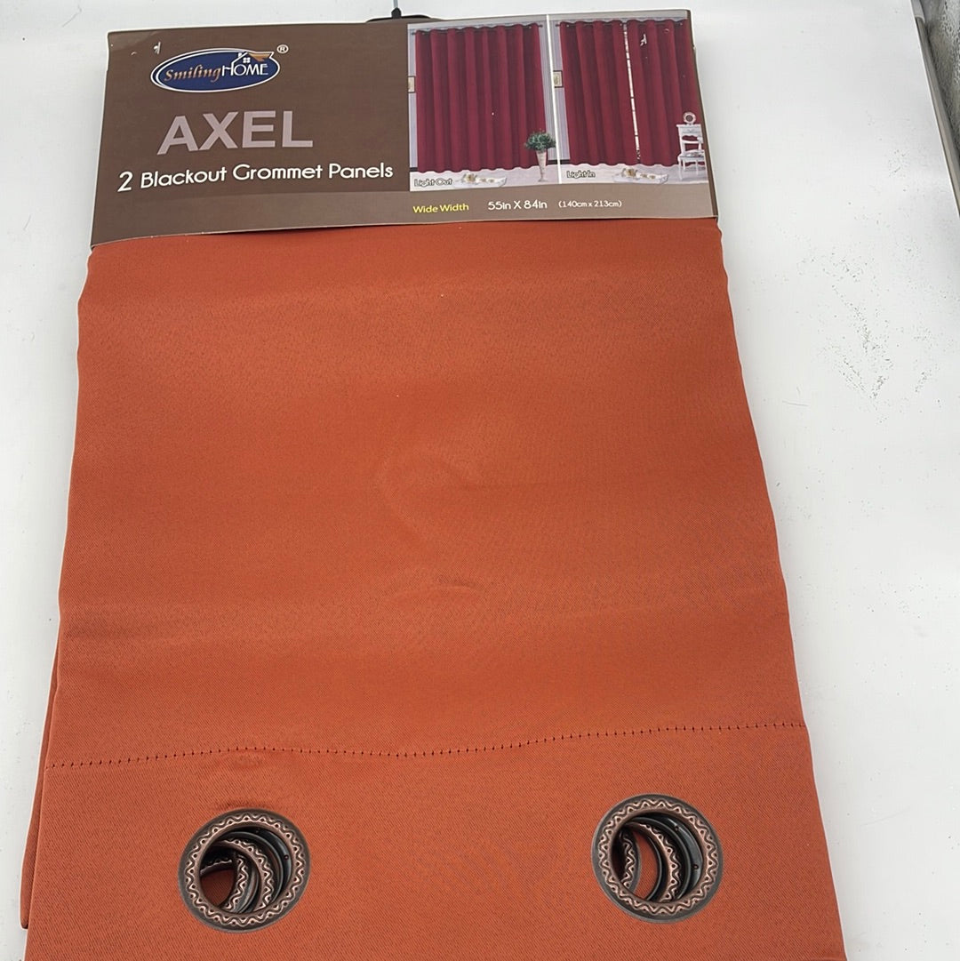 AXEL 2 BLACKOUT GROMMET PANELS - (84") (12sets)