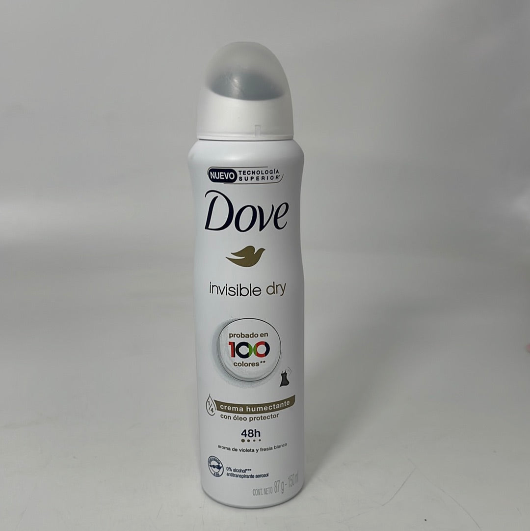 Dove  Body Spray 150ml (INVISIBLE DRY) (12pcs)