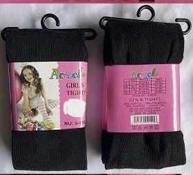 S8000 Black Girls Tights (12pcs)