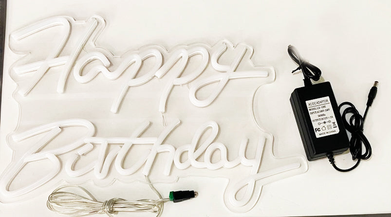 CK192 LED Neon Sign Custom-Happy Birthday (1pc)