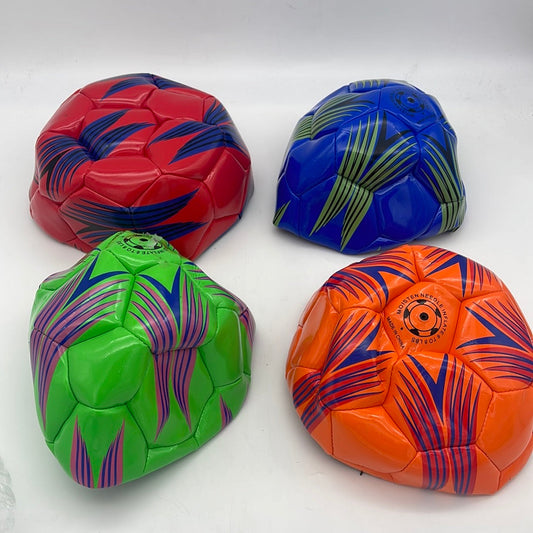 3745PVC Soccer Inflatable Ball Assorted Colors 9" (30pcs)