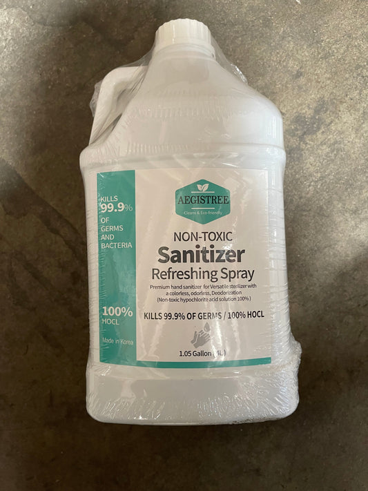 Non- Toxic Sanitizer Refreshing Spray (1.05G/4L) (4pcsbox)