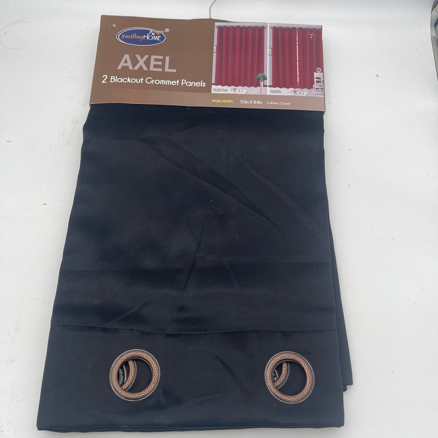 AXEL 2 BLACKOUT GROMMET PANELS - (84") (12sets)