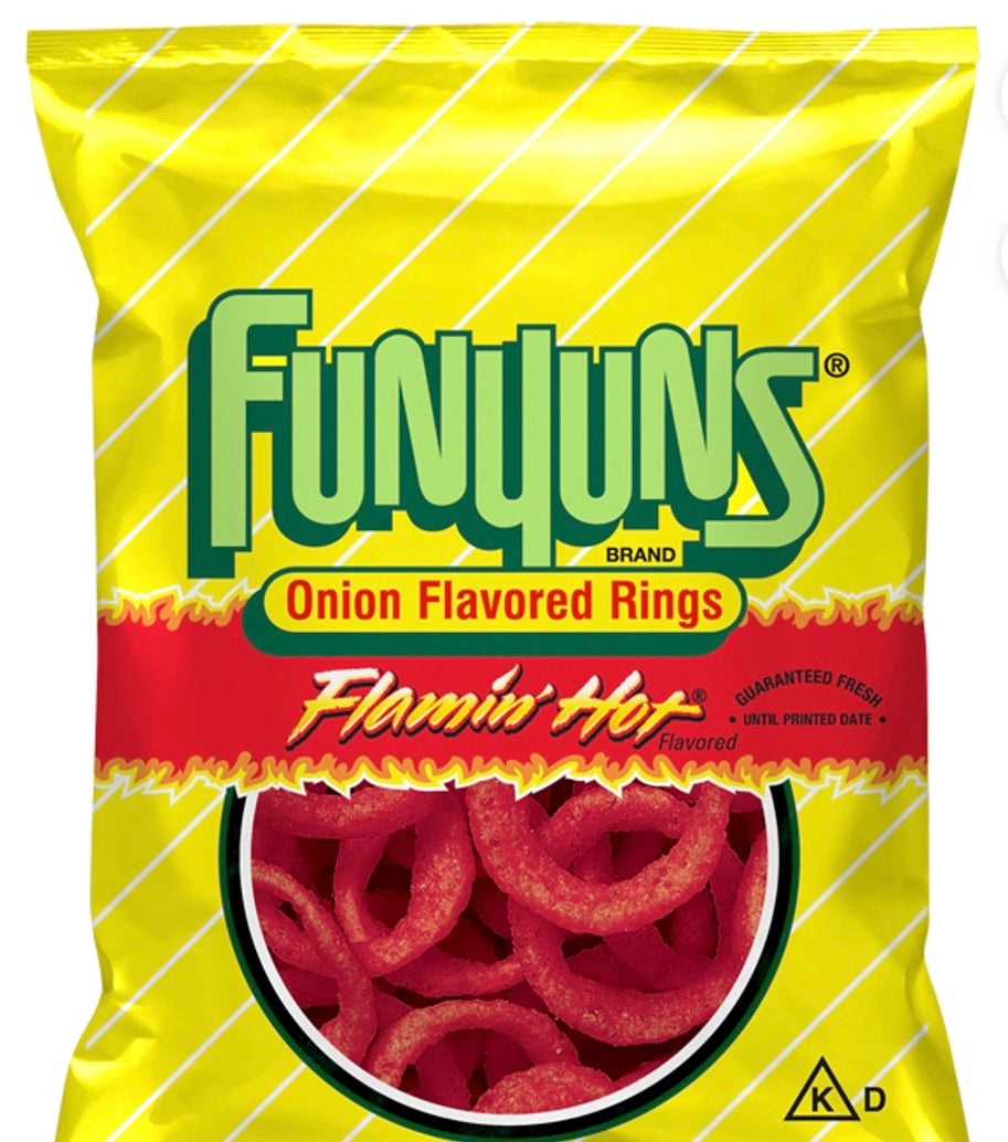 Funyuns Onion Ring Hot  24/1.88oz