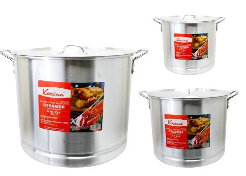 CK-2108 64/84/100QT Aluminum Steamer 1 Set