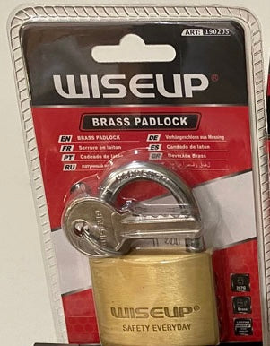 CW028 Brass Padlock 50MM (6pcs)