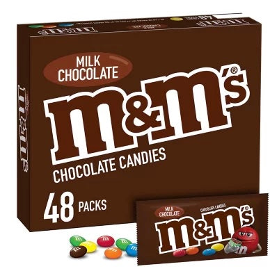 2530 M&M'S Milk Chocolate 1.69oz (48pcs)