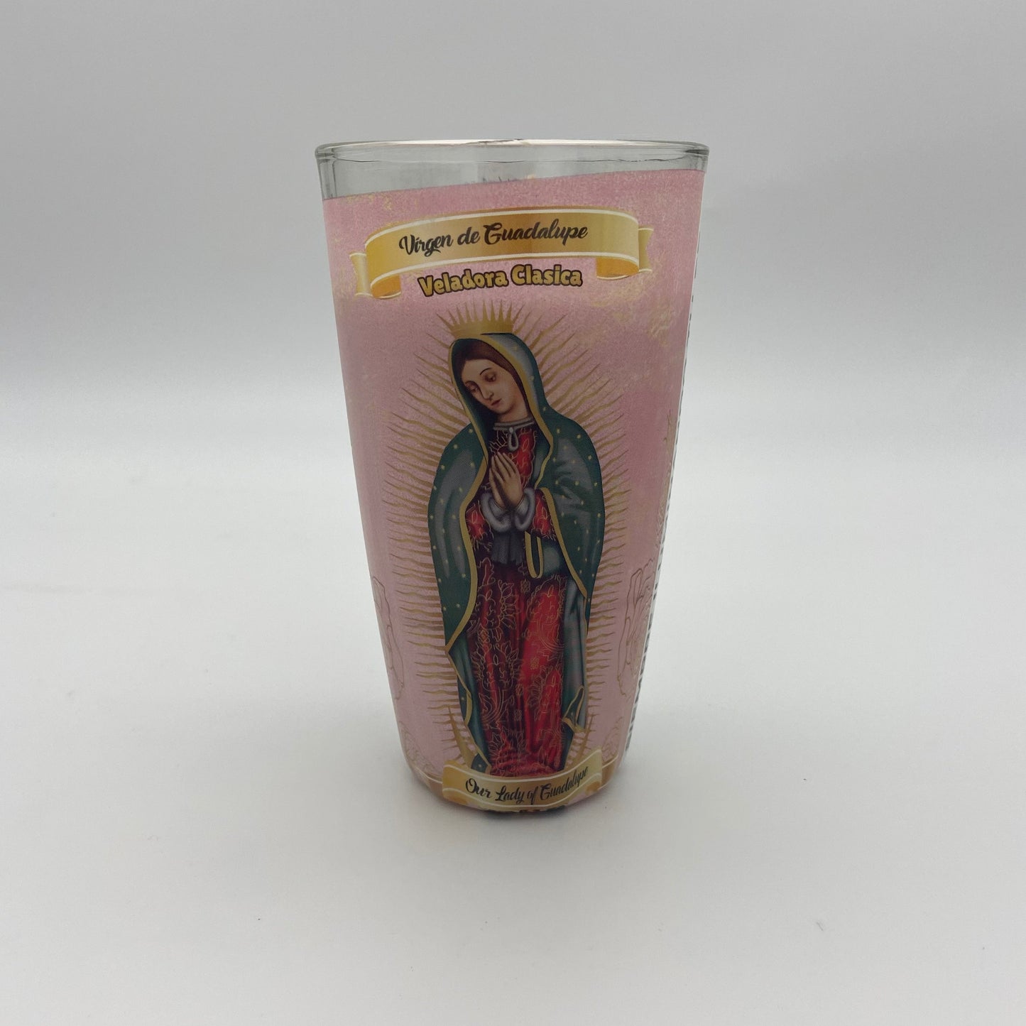 4201CASE Cup Candle Virgen de Guadalupe (12pcs/pacakge)