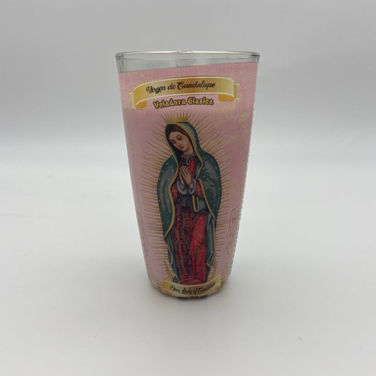 4201CASE Cup Candle Virgen de Guadalupe (12pcs/pacakge)