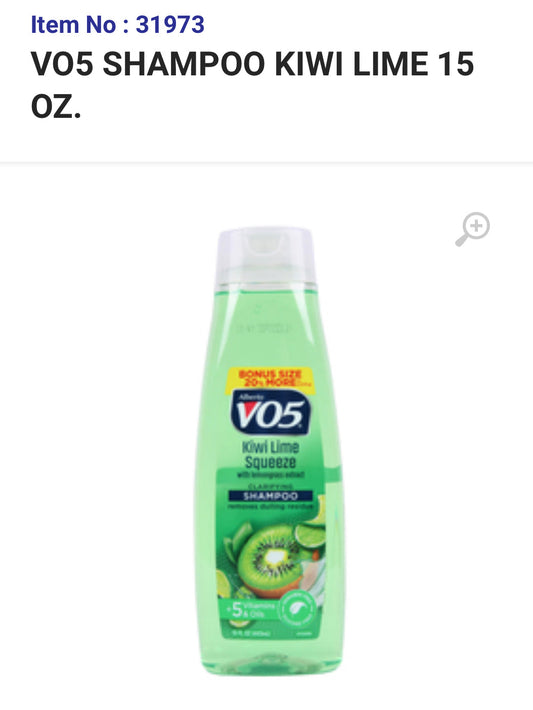31973 VO5 SHAMPOO KIWI LIME   15 OZ (6/CS)