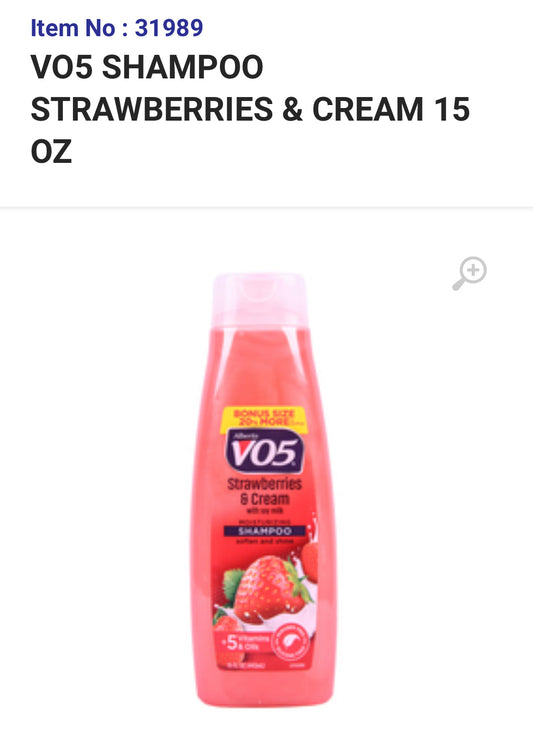 31989 VO5 SHAMPOO STRAWBERRIES & CREAM 15 OZ (6/CS)