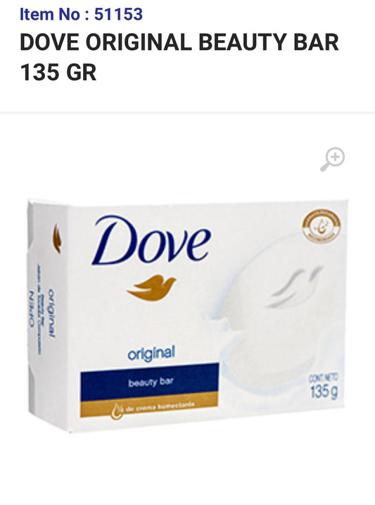 51153 DOVE ORIGINAL BEAUTY BAR 135 GR (48/CS)