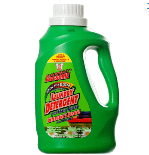 94011 AWESOME LAUNDRY DETERGENT RAIN FRESH 64oz (CS)