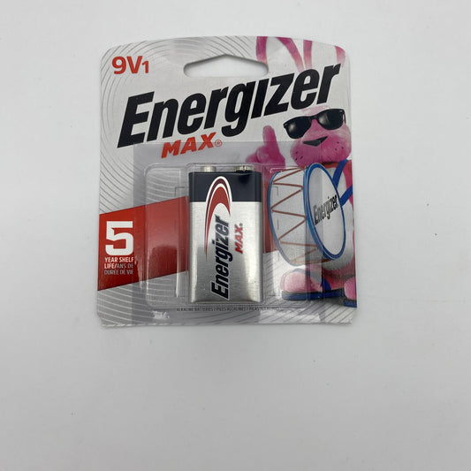 Energizer Battery 9V Made USA  24/12