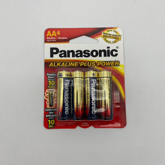 Panasonic Alkaline Battery AA-4pk