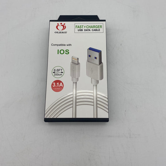 iPhone USB 6.6ft/ White (12pcs)