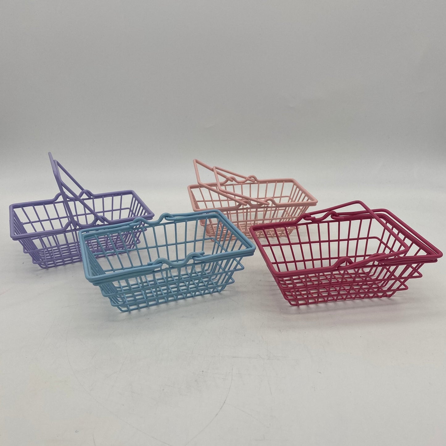 Mini Assorted Color Metal Basket(12pcs)