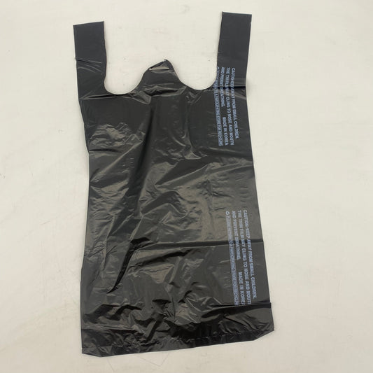 8 T-Shirt Bag Black 8inx4inx16in (800pcs/cs)