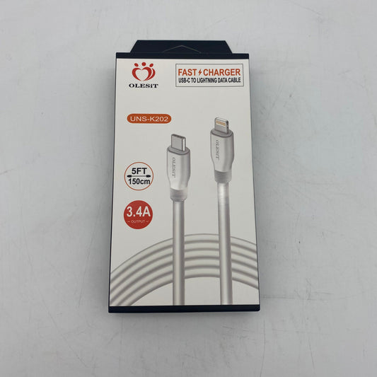 iPhone-TYPE-C USB 5ft/ White (12pcs)