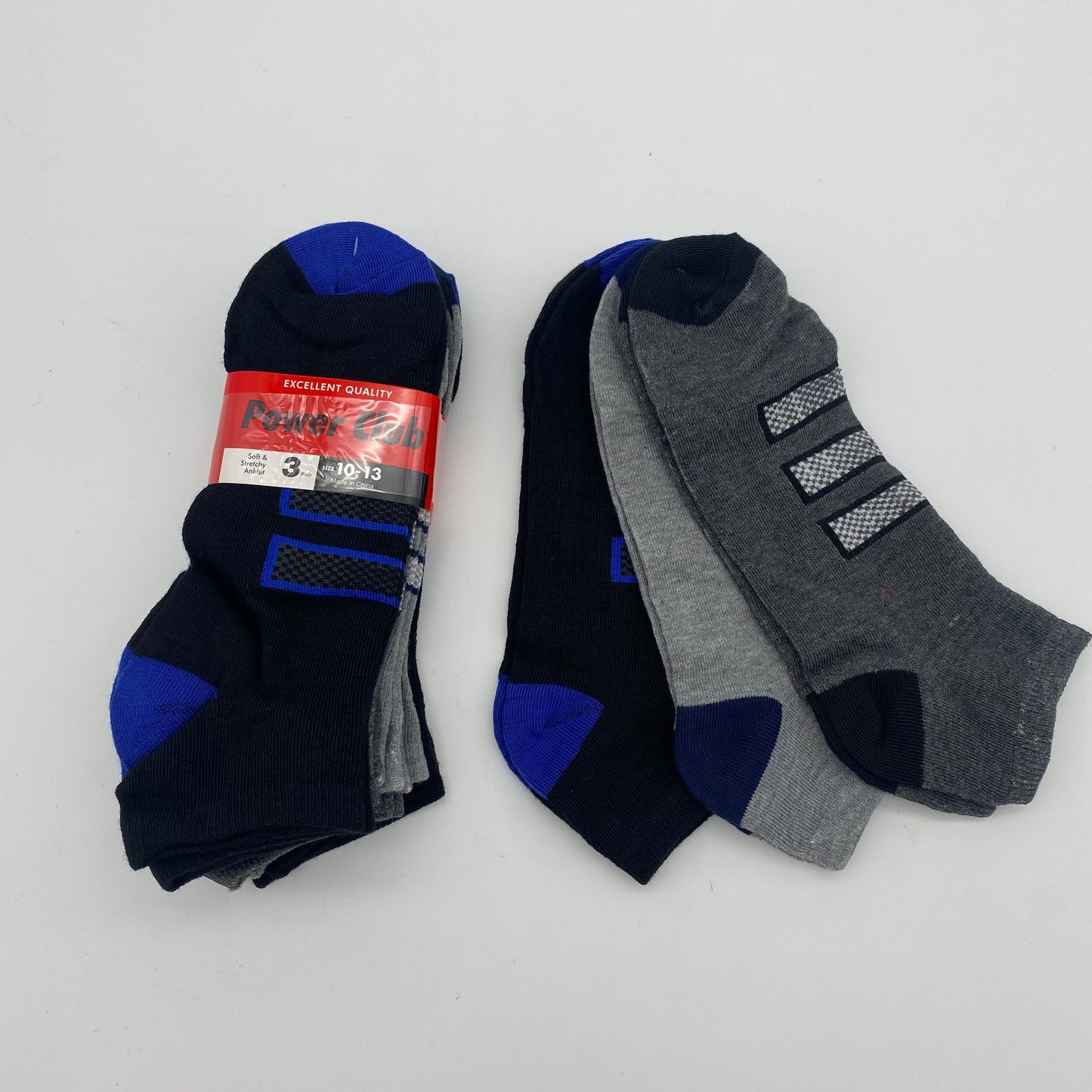 Power Club Boys Spandex Low Cut Socks 70043(36dz/case)