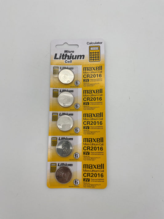 Maxell CR2016 Lithium Battery (100pcs)