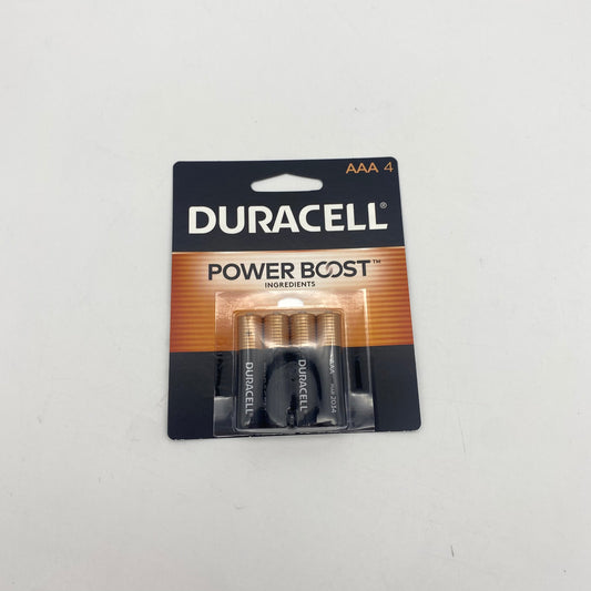 Duracell AAA 4pk Made USA  (54/18)