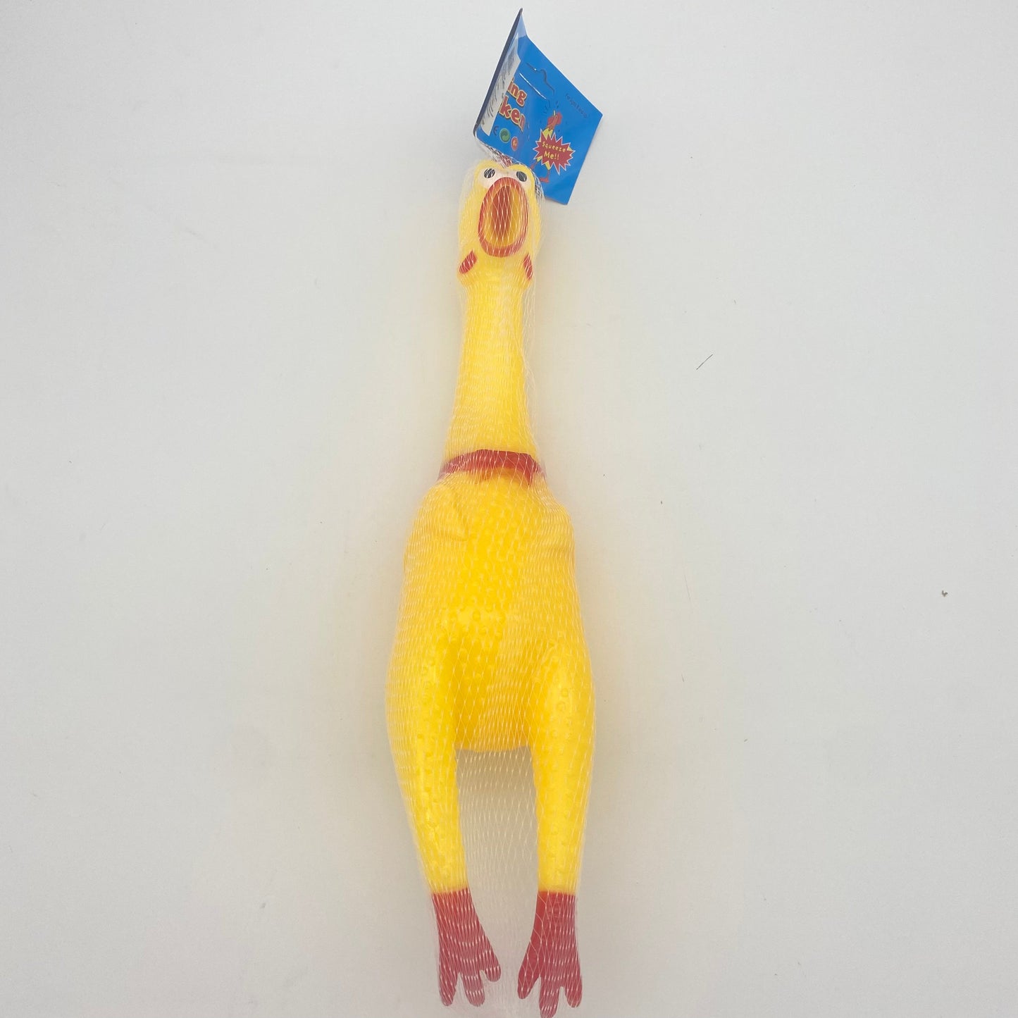 Rubber Squicky Chicken (39cm) (12pcs/dz)