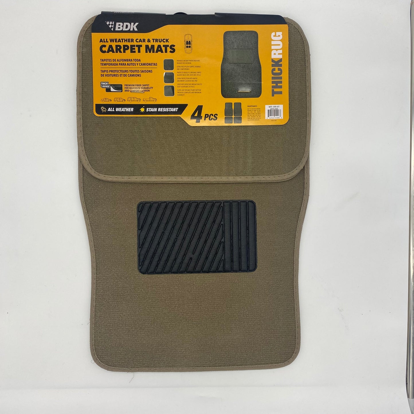 Car Mat  Set of 4 pieces. 10 sets/package