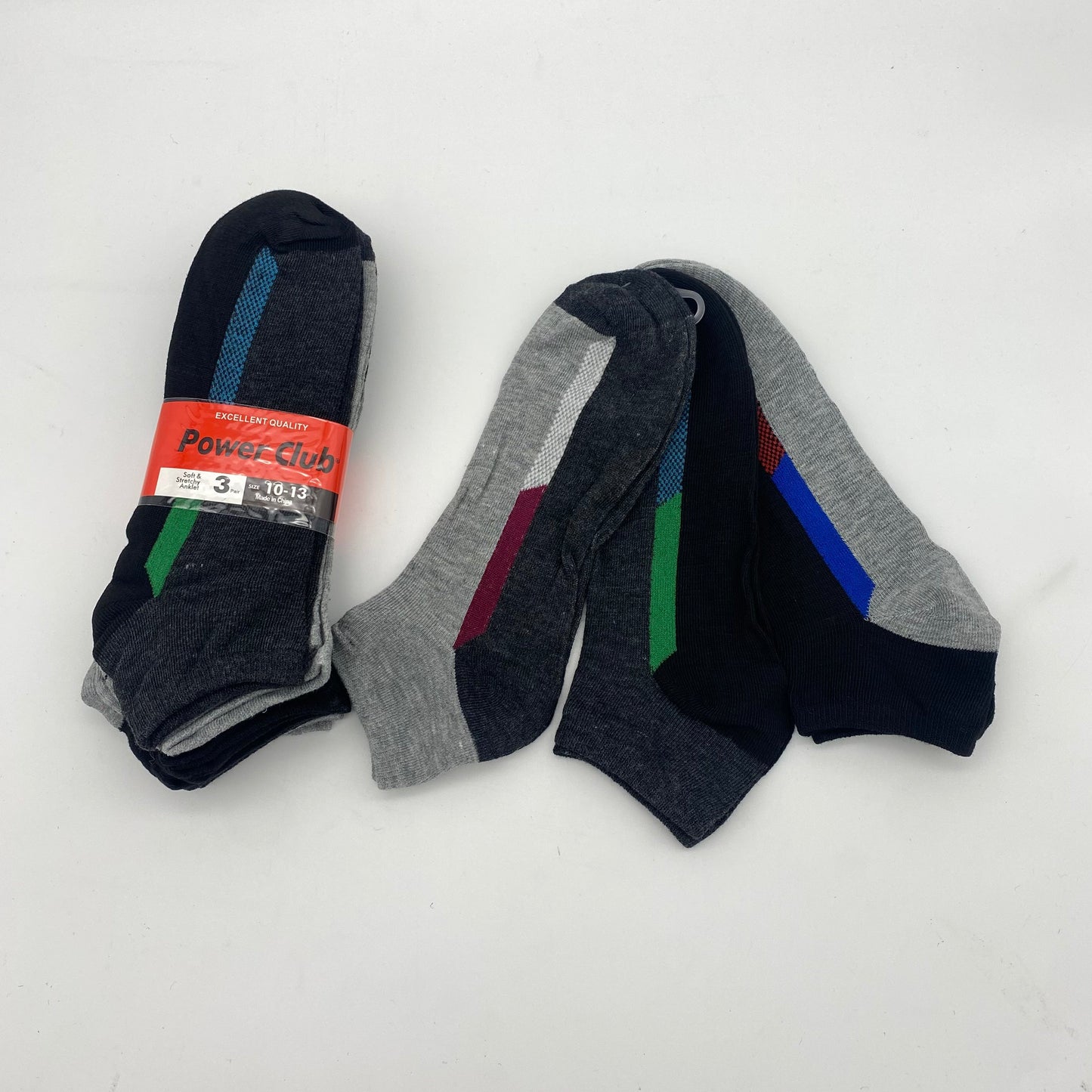 Power Club Boys Spandex Low Cut Socks 70043(36dz/case)