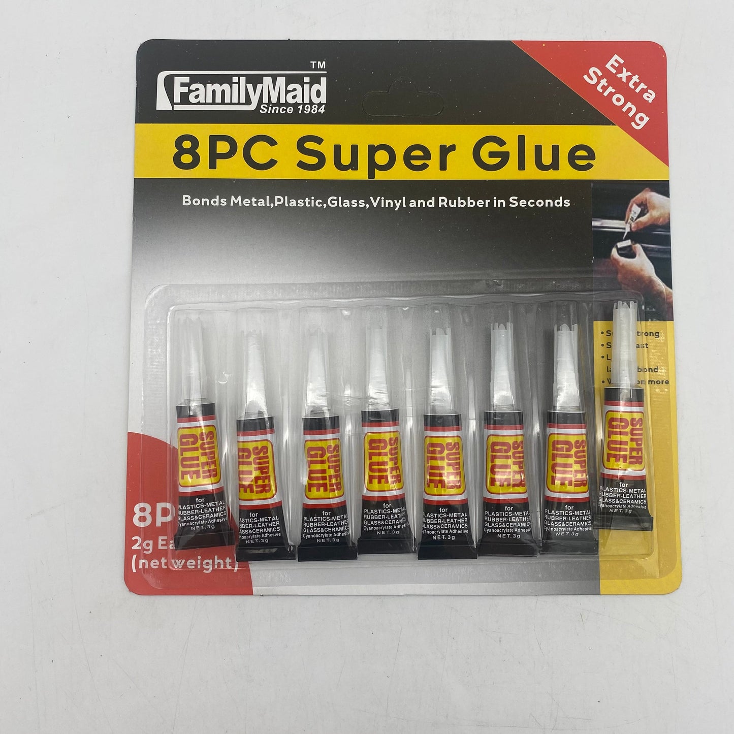 Super Glue (8pcs/pkg) Extra Strong (24pkg)