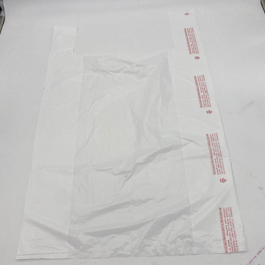 18WH T-Shirt Bag White 18inx8inx27in(400pcs/cs
