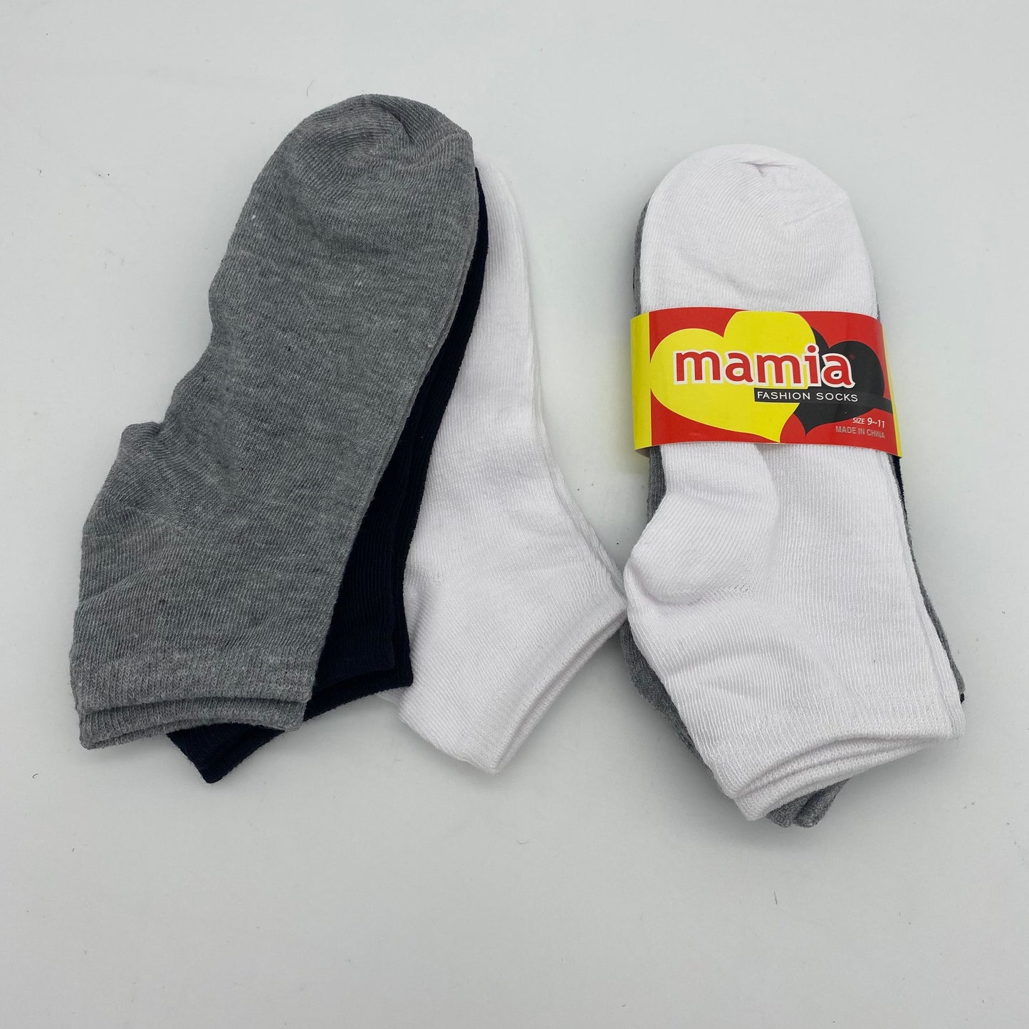 Mamia Girls Spandex Low Cut Socks 70023  (36/cs)