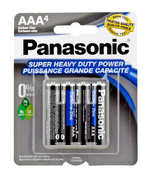 Panasonic Batteries Size AAA (48pks-192pcs)