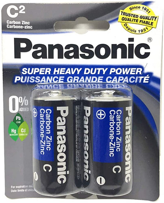 Panasonic Batteries Size C (48pks-96pcs)