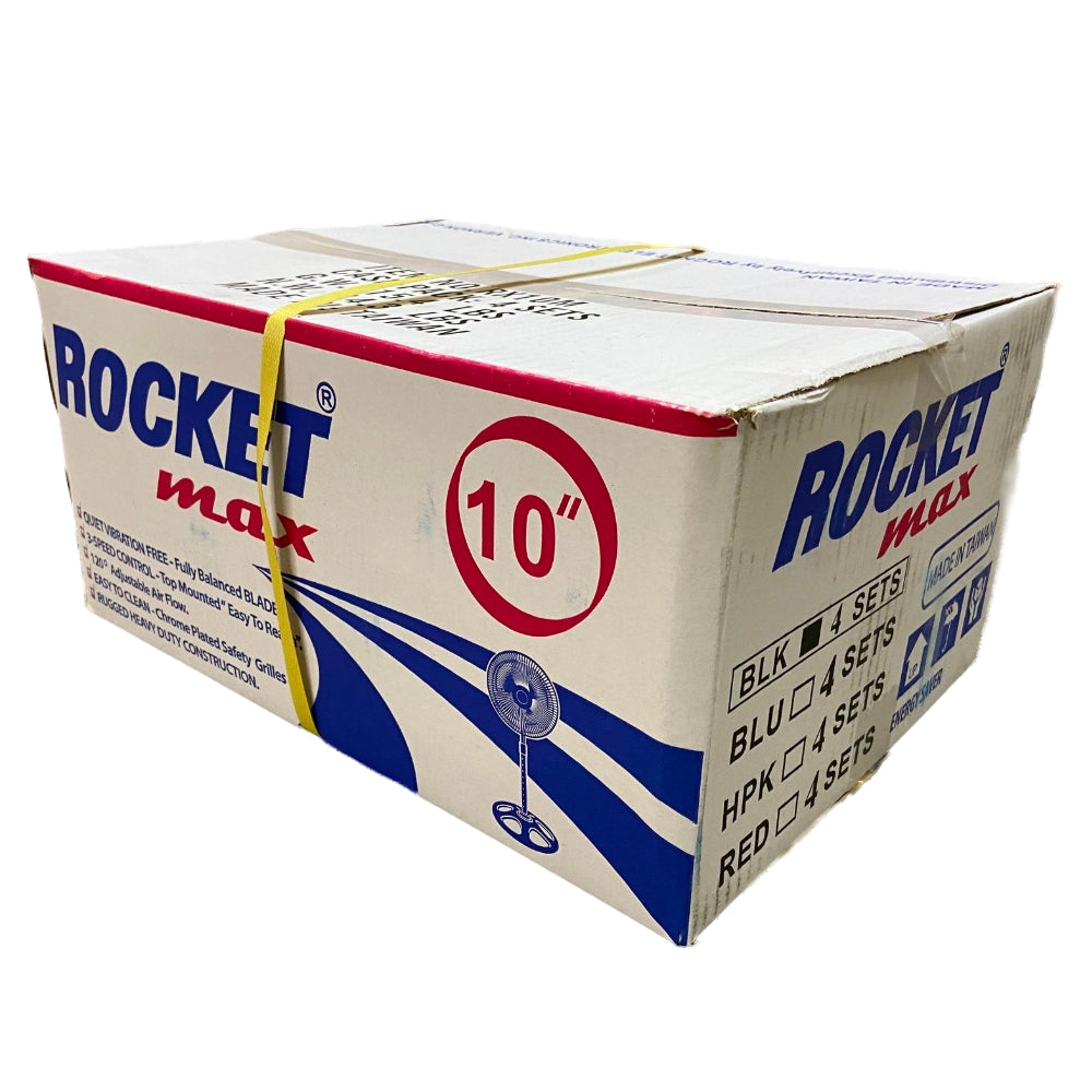 Rocket Max 10” Metal Fan "4 sets/case"